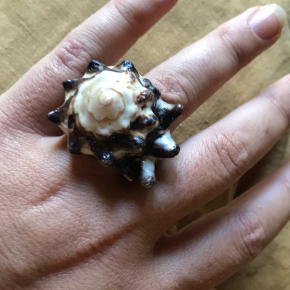 ๐งโโ๏ธ Seashell Statement Ring - Picture 1 of 4